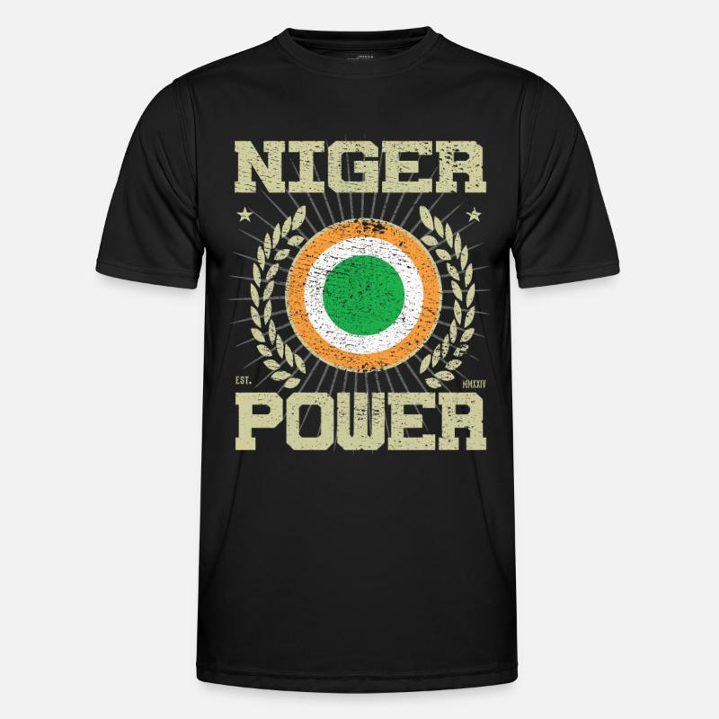 Cooles Niger Design Männer Funktions-T-Shirt