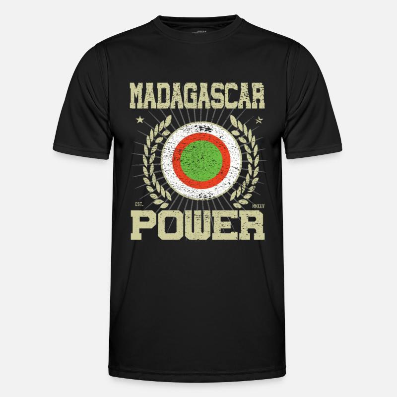 Cooles Madagaskar Design Männer Funktions-T-Shirt