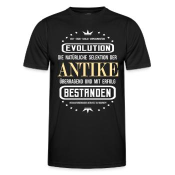 Die Antike überragend und mit Erfolg bestanden - Männer Funktions-T-Shirt - Schwarz - Vorne - AI Model Male 178 dark (178cm)
