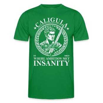Caligula – Quand l’ambition rencontre la folie - T-shirt sport Homme - vert - Devant - AI Model Male 178 dark (178cm)