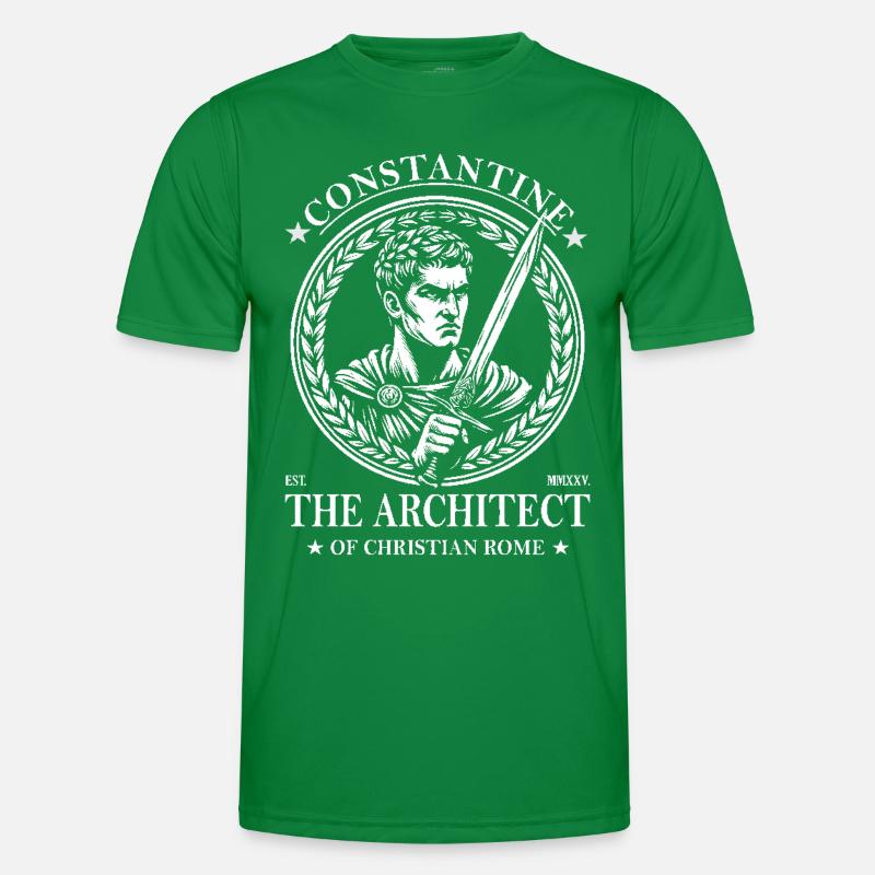 Constantine – Der Architekt des christlichen Roms Männer Funktions-T-Shirt