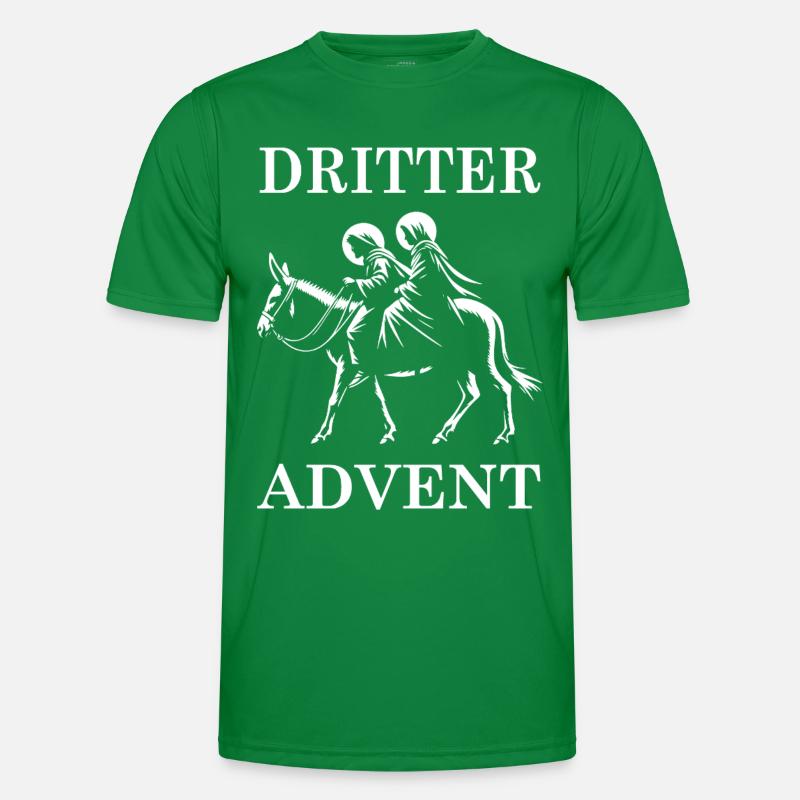 Dritter Advent – Auf dem Weg nach Bethlehem Männer Funktions-T-Shirt