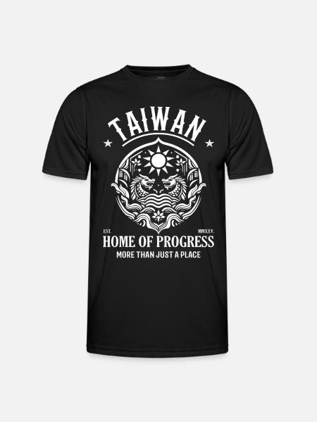 Taiwan – Home of Progress, More Than Just a Place - Männer Funktions-T-Shirt - Schwarz