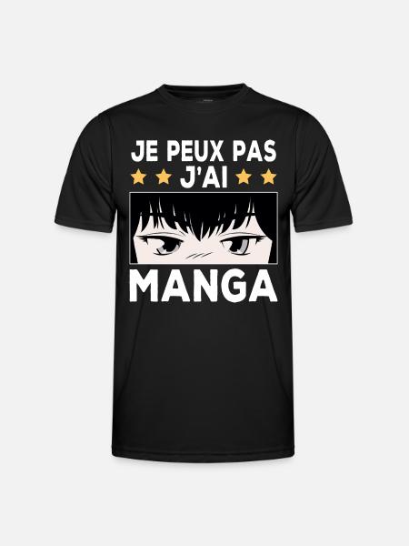 I can't I have Manga - Men's Functional T-Shirt - black