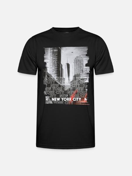 NEW YORK CITY - Men's Functional T-Shirt - black