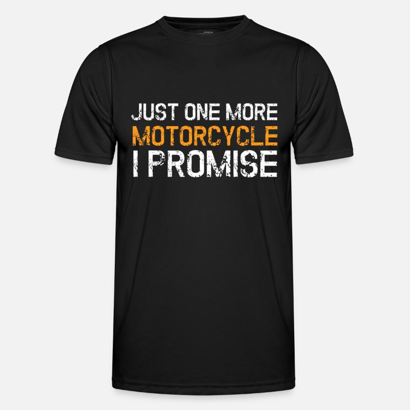 motorcycle - Men's Functional T-Shirt - black
