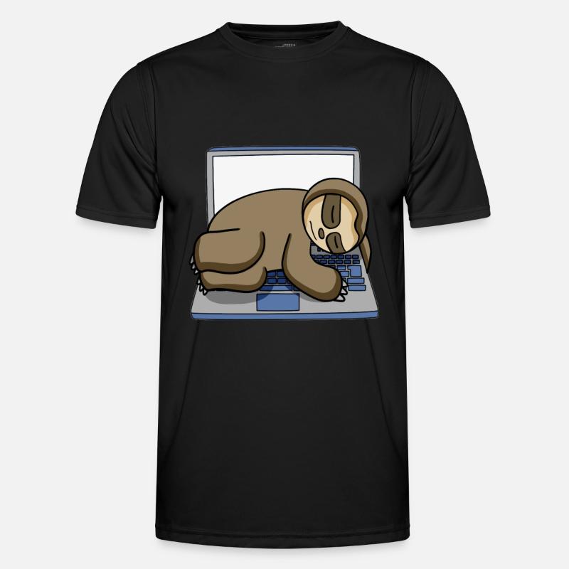 Computer Nerd Programmierer Geschenk - Männer Funktions-T-Shirt - Schwarz