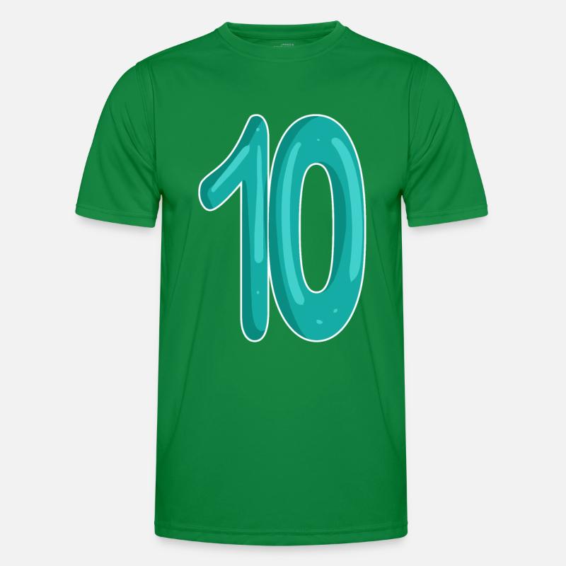 Dix numéros 10 T-shirt sport Homme