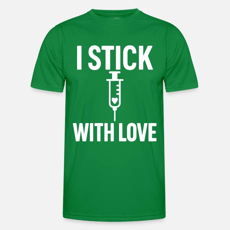 Krankenschwester Krankenschwester mit Liebe Männer Funktions-T-Shirt