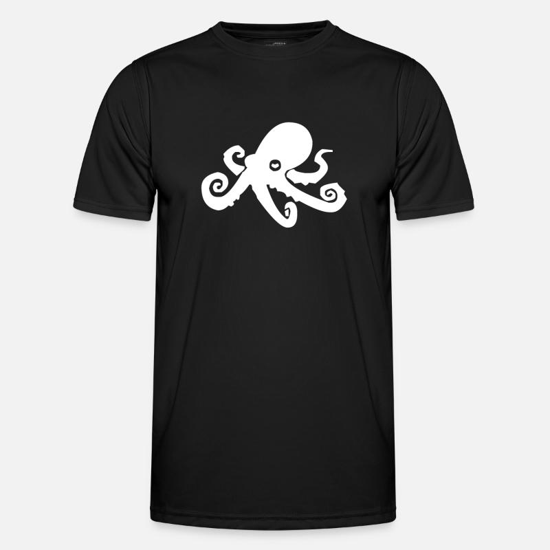 octopus - Men's Functional T-Shirt - black