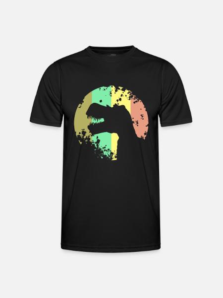 Dinosaur T-Rex Design - Men's Functional T-Shirt - black