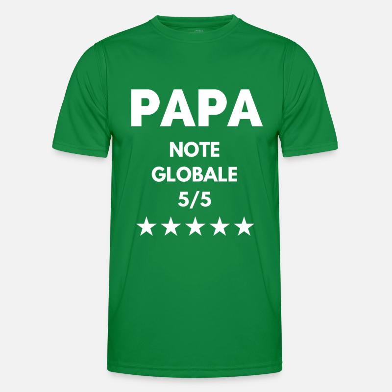 PAPA note globale 5 étoiles T-shirt sport Homme