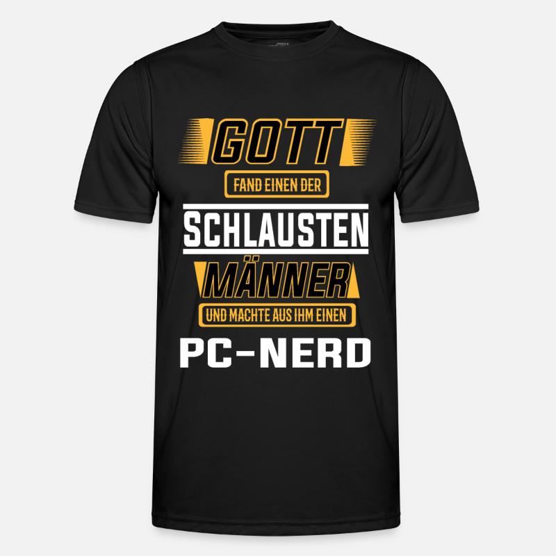 PC Nerd, einer der schlausten Männer der Welt Männer Funktions-T-Shirt