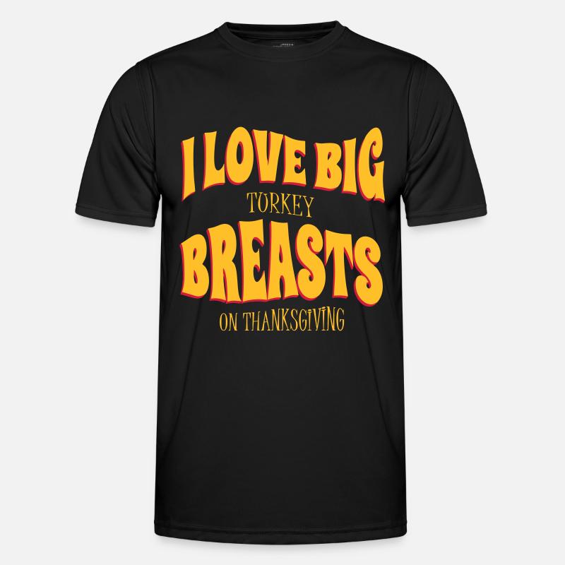 TYRKIET THANKSGIVING - Funktionsshirt til herrer - sort