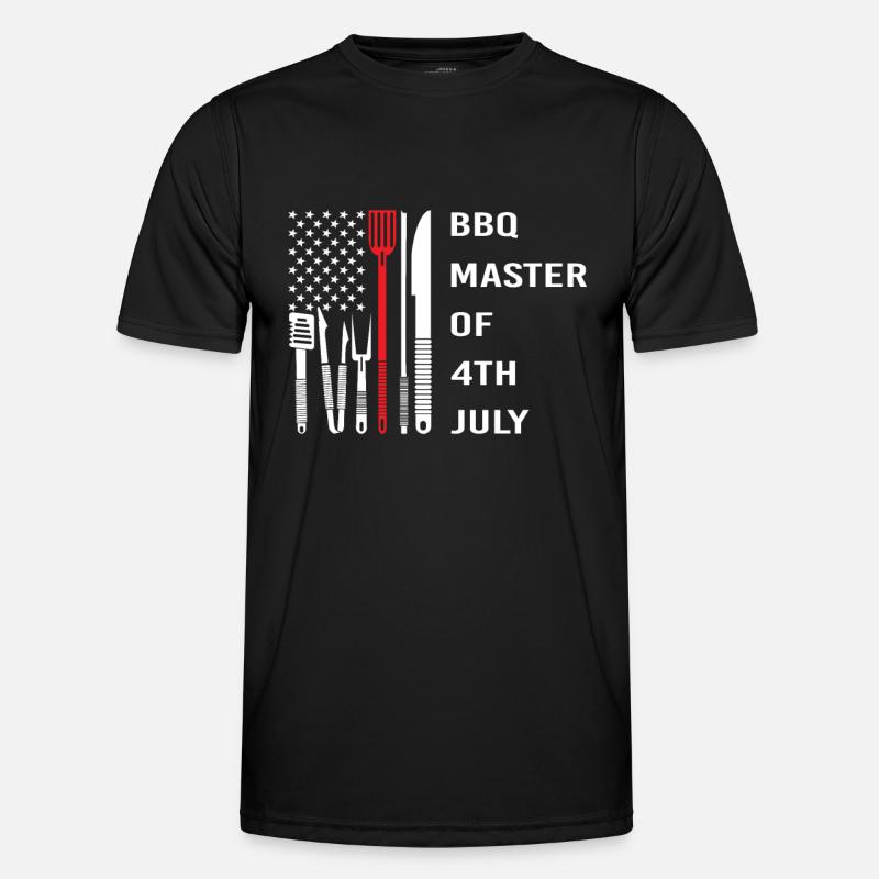 BBQ Master 4th July - Men's Functional T-Shirt - black