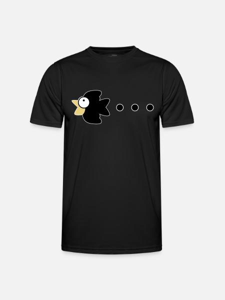 crow - Men's Functional T-Shirt - black