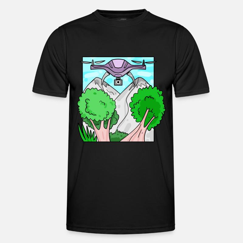 Drone Drone Drones - Men's Functional T-Shirt - black