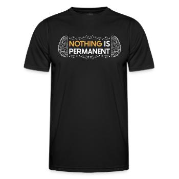 Schlaganfall Survivor Schlaganfall Bewusstsein - Männer Funktions-T-Shirt - Schwarz - Vorne - AI Model Male 178 dark (178cm)