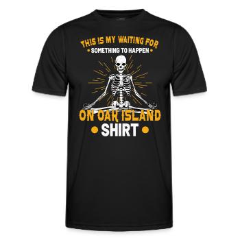 Oak Island Schatzsuche Geheimnis Von Oak Island - Männer Funktions-T-Shirt - Schwarz - Vorne - AI Model Male 178 dark (178cm)