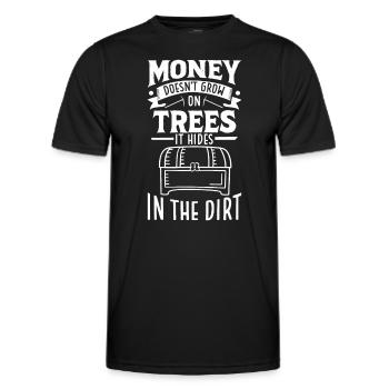 Oak Island / Treasure Hunting Oak Island Mystery - Men's Functional T-Shirt - black - Front - AI Model Male 178 dark (178cm)