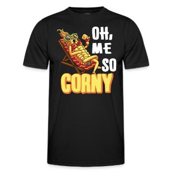 Funny Farmer Funny Farming Tractor Country Life - Men's Functional T-Shirt - black - Front - AI Model Male 178 dark (178cm)