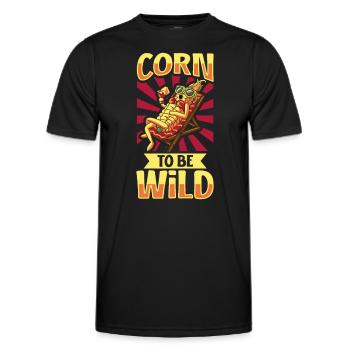 Funny Farmer Funny Farming Tractor Country Life - Men's Functional T-Shirt - black - Front - AI Model Male 178 dark (178cm)