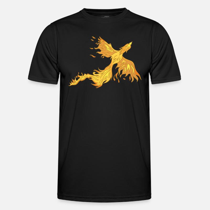 Phoenix Bird Mythical Creatures - Men's Functional T-Shirt - black