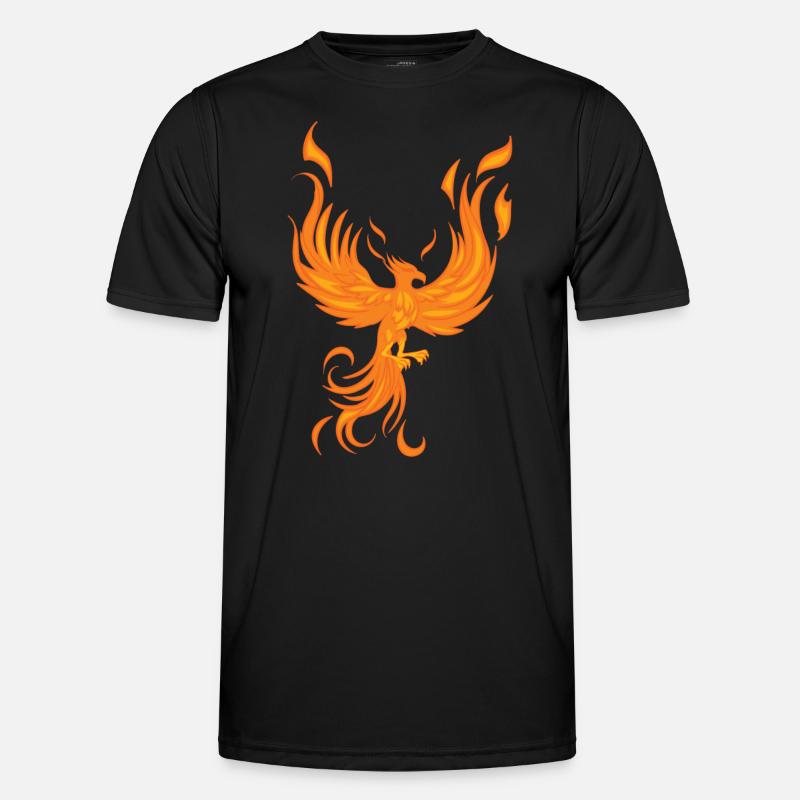 Phoenix Bird Mythical Creatures - Men's Functional T-Shirt - black