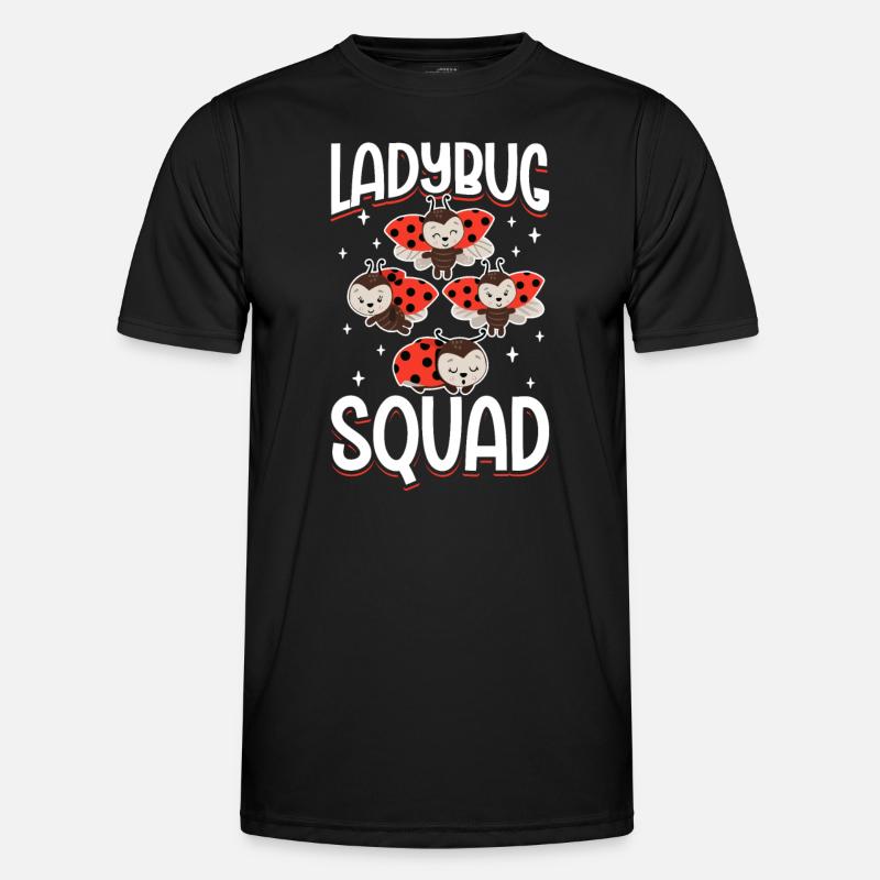 Ladybug Ladybug Entomology Insects - Men's Functional T-Shirt - black