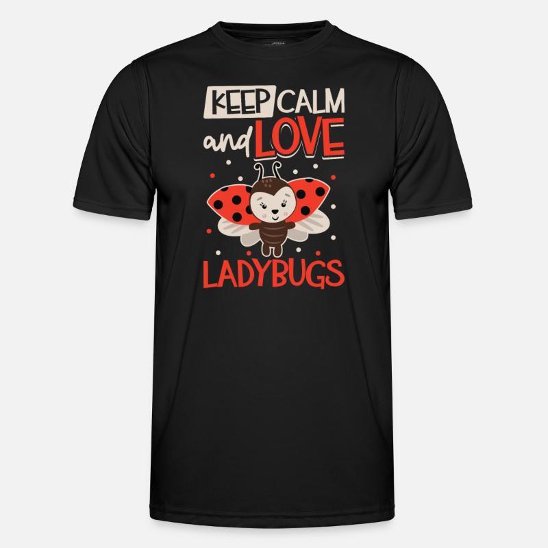 Ladybug Ladybug Entomology Insects - Men's Functional T-Shirt - black
