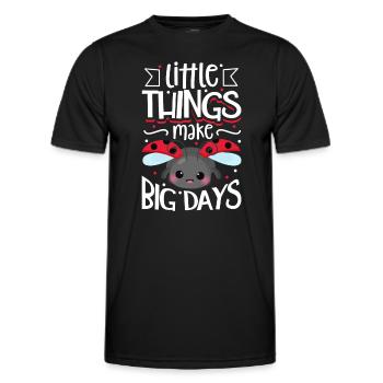 Ladybug Ladybug Entomology Insects - Men's Functional T-Shirt - black - Front - AI Model Male 178 dark (178cm)