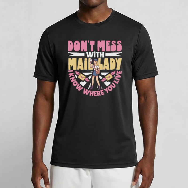 Postangestellte Postdame Postbote Post Männer Funktions-T-Shirt