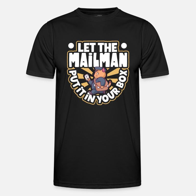 Postangestellte Postdame Postbote Post - Männer Funktions-T-Shirt - Schwarz