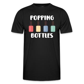 Nail Tech Nail Technician Manicurist Nails Artist - Men's Functional T-Shirt - black - Front - AI Model Male 178 dark (178cm)
