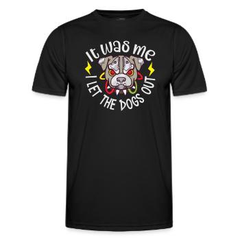 french bulldog english bulldog dog lover bulldog - Männer Funktions-T-Shirt - Schwarz - Vorne - AI Model Male 178 dark (178cm)