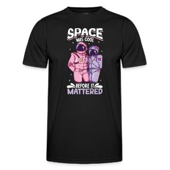 Astronaut Astronomy Solar System Space Kids - Men's Functional T-Shirt - black - Front - AI Model Male 178 dark (178cm)