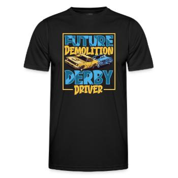 Demo Derby Demolition Derby Demolition Derby - T-shirt sport Homme - noir - Devant - AI Model Male 178 dark (178cm)