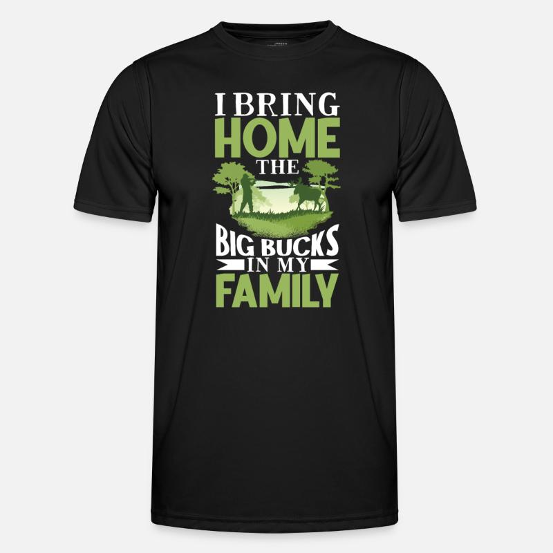 Hirschjagd Hirschjäger Jagdsaison Bockjagd Männer Funktions-T-Shirt