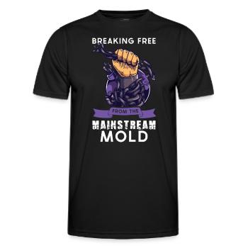 Conspiracy Theories Conspiracy Theorist Freemason - Men's Functional T-Shirt - black - Front - AI Model Male 178 dark (178cm)