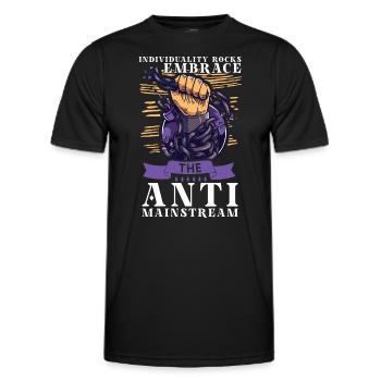 Conspiracy Theories Conspiracy Theorist Freemason - Men's Functional T-Shirt - black - Front - AI Model Male 178 dark (178cm)