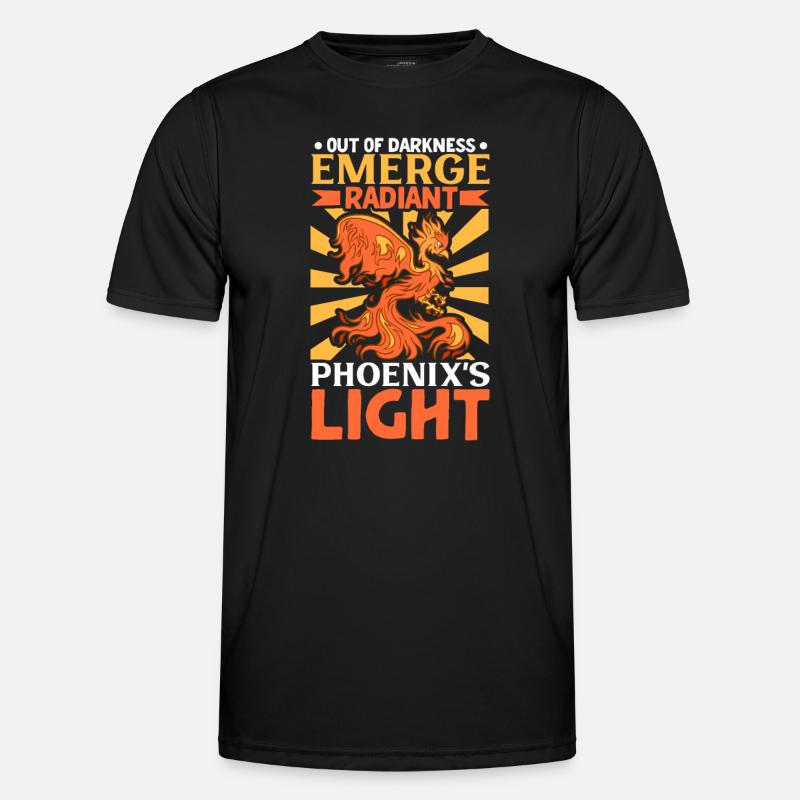 Phoenix Bird Mythical Creatures - Men's Functional T-Shirt - black