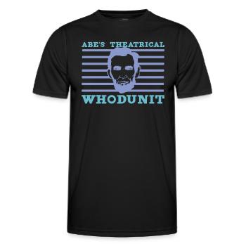Abraham Lincoln Theater Theatre US History - Men's Functional T-Shirt - black - Front - AI Model Male 178 dark (178cm)
