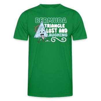 Mysteriöses Verschwindenlassen Im Bermudadreieck - Männer Funktions-T-Shirt - Kelly Green - Vorne - AI Model Male 178 dark (178cm)