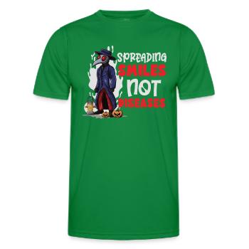 Effrayant Halloween horreur peste médecin - T-shirt sport Homme - vert - Devant - AI Model Male 178 dark (178cm)