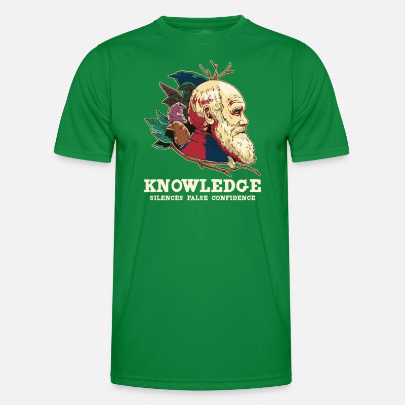 Charles Darwin ateistisk ateisme Funktionsshirt til herrer