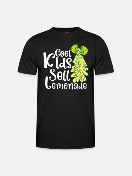 Lemonade Lemon Juice Homemade - Men's Functional T-Shirt - black