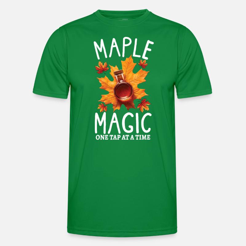 Sirop d’érable canada tradition et cônes T-shirt sport Homme