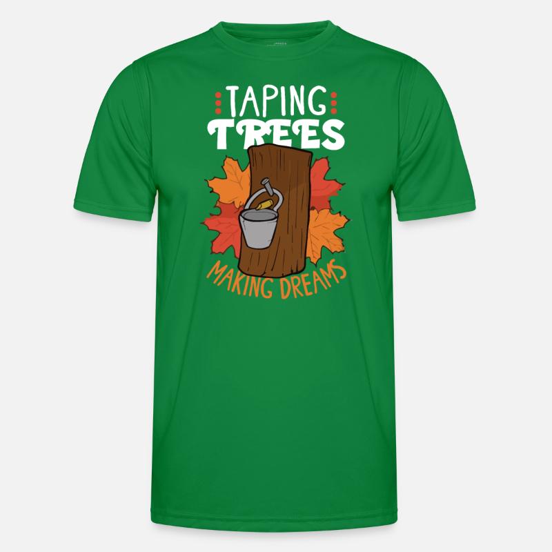 Maple syrup Canada tradition and cones Men's Functional T-Shirt