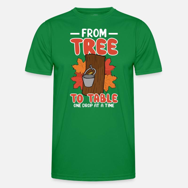 Tradition et cônes de Maple Sirop Canada T-shirt sport Homme