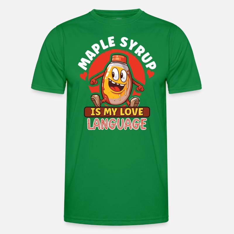 Maple syrup Canada tradition and cones Men's Functional T-Shirt